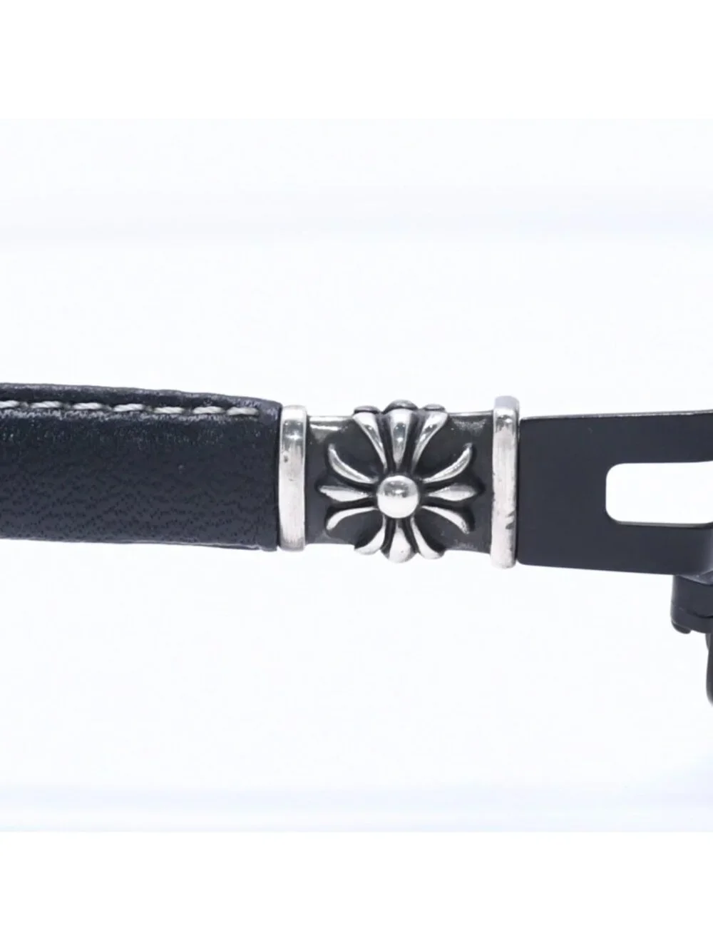 Chrome Hearts M Diver 2 CH Plus Temple Leather Sunglasses Eyewear 925 Sterling